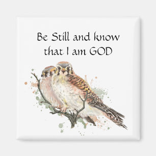 Seien Sie noch wissen, ich bin GOD Sparrow Hawk Ke Magnet