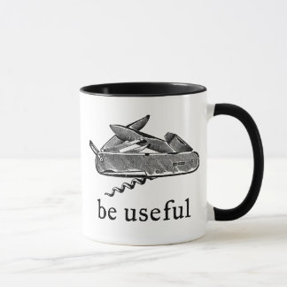 Seien Sie nützliche Tasse