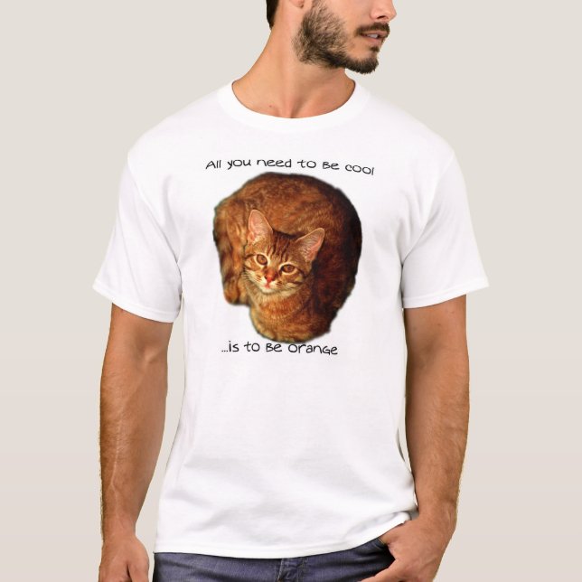 seien Sie orange T-Shirt (Vorderseite)