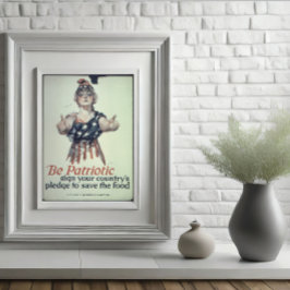 Seien Sie Patriotic Poster