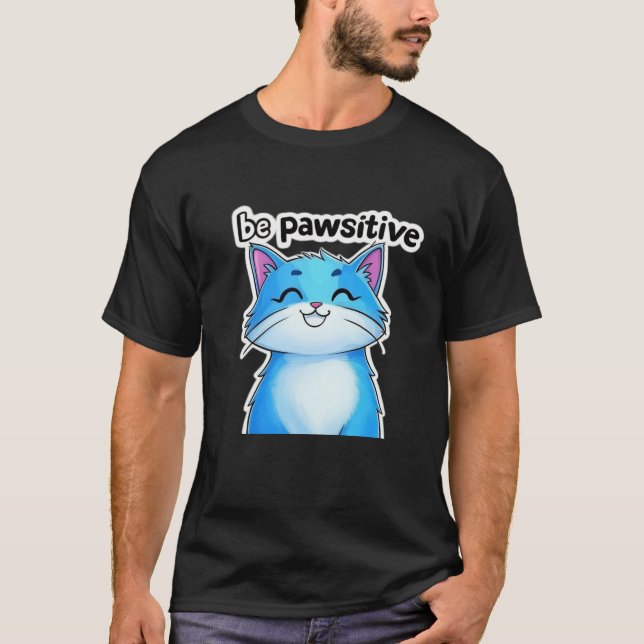 Seien Sie pflasternder Katze - Niedlich und Motivi T-Shirt (Vorderseite)