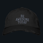 Seien Sie Phantastisch heute Motivierend positive  Bestickte Baseballkappe<br><div class="desc">Beginnen Sie jeden Tag mit Zuversicht mit diesem "Be Phantastisch Today"-Design mit einem kühlen, bedrückten Typografie-Stil. Ideal für diejenigen, die Motivation, Selbstverbesserung und die Verbreitung guter Energie überall dort, wo sie hingehen, Liebe leisten. Eine großartige Wahl für lässige Alltagsbekleidung, Fitness-Liebhaber oder als nachdenkliches Geschenk für jemanden, der andere inspiriere. Bleibe...</div>