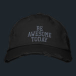 Seien Sie Phantastisch heute Motivierend positive  Bestickte Baseballkappe<br><div class="desc">Beginnen Sie jeden Tag mit Zuversicht mit diesem "Be Phantastisch Today"-Design mit einem kühlen, bedrückten Typografie-Stil. Ideal für diejenigen, die Motivation, Selbstverbesserung und die Verbreitung guter Energie überall dort, wo sie hingehen, Liebe leisten. Eine großartige Wahl für lässige Alltagsbekleidung, Fitness-Liebhaber oder als nachdenkliches Geschenk für jemanden, der andere inspiriere. Bleibe...</div>