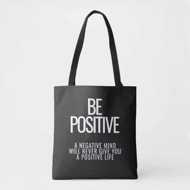 Seien Sie positiv auf die Tasche - Inspiration Sch (Vorderseite)