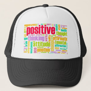 Seien Sie positiv! Bleibe Sie positiv! Truckerkappe