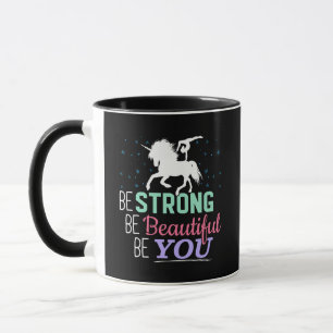 Seien Sie schön - Gymnastik Einhorn Tasse