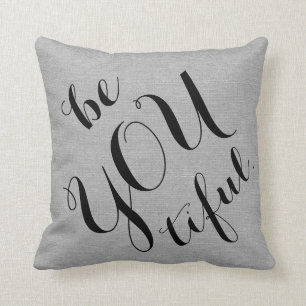 Seien Sie schön rustikal schicke Burlap Leinen Kissen