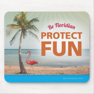 Seien Sie schützen Spaß-Mausunterlage Florida Mousepad