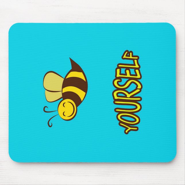 Seien Sie selbst Bienengeschenke ,I Liebe Biene, B Mousepad (Vorne)