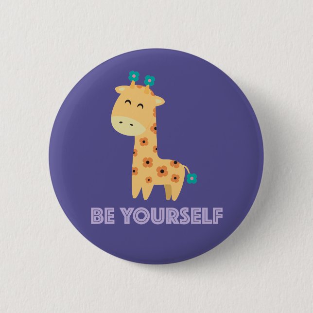 Seien Sie selbst Button (Vorderseite)