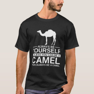 Seien Sie selbst Camelfor Men Women Calf Animal T-Shirt