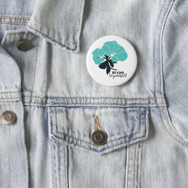 Seien Sie selbst freundlich ・ 2,25″ Round Button (Beispiel)