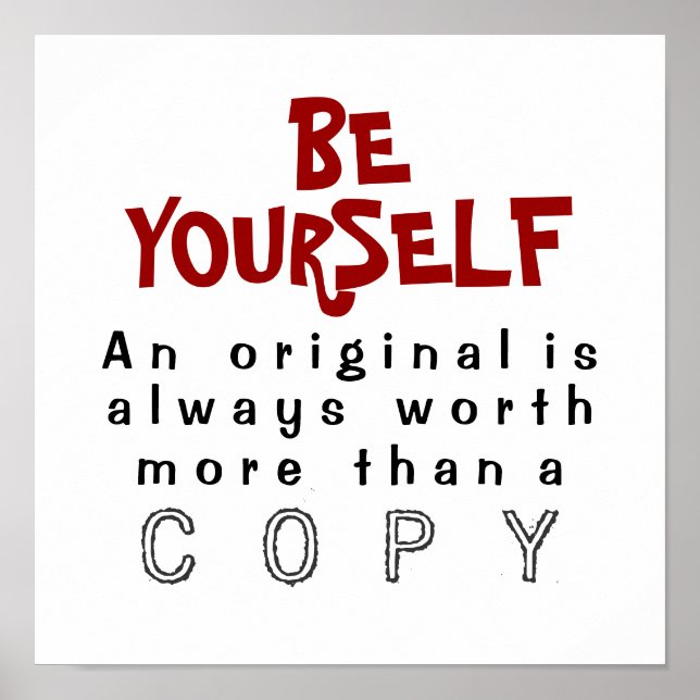 SEIEN SIE SELBST ~ Poster / Print #435 (Vorne)