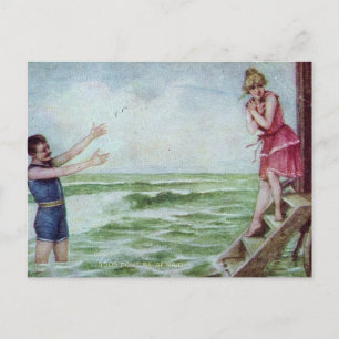 Seien Sie sich 1910 keine Sorgen um Anzüge Postkarte