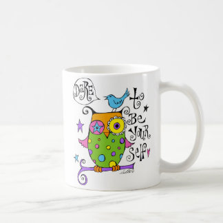 Seien Sie sich Eulen-Tasse Tasse