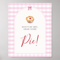 SEIEN SIE SICH NICHT, GRABEN SIE EIN PIE-Zeichen