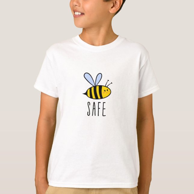 Seien Sie sicher, niedliche Bienen T-Shirt (Vorderseite)