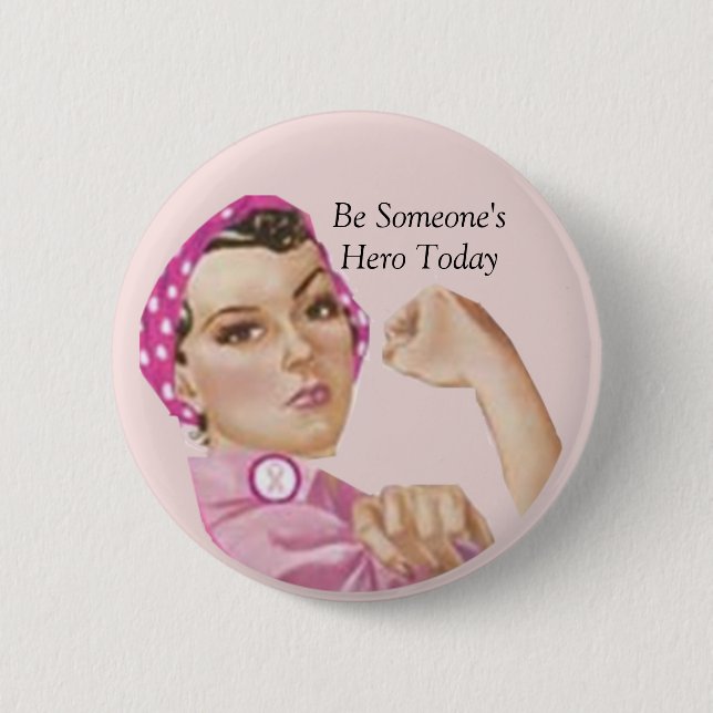 Seien Sie Someone'sHero heute Button (Vorderseite)