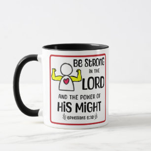 Seien Sie stark in der Lord - Kaffee-Tasse Tasse