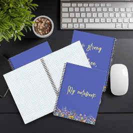 Seien Sie stark und frei wie Wildblumen | Wildblum Notizbuch