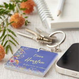 Seien Sie stark und frei wie Wildblumen | Wildblum Schlüsselanhänger