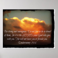 Seien Sie stark und mutig