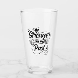 Seien Sie stärker als Ihr bisheriges, inspirierend Glas