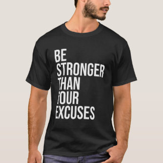 Seien Sie stärker als Ihre Ausreden Om Na 12 Step T-Shirt