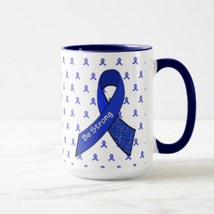 Seien Sie starker Blauer Schmetterling Chronische Tasse