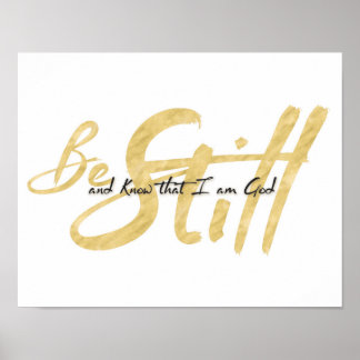 Seien Sie still und kennen Kunstdrucke Poster
