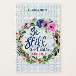 Seien Sie still und kennen Sie die Blumenbibel 202 Planer