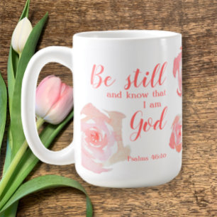 Seien Sie still und kennen Sie die handgemalte Was Kaffeetasse
