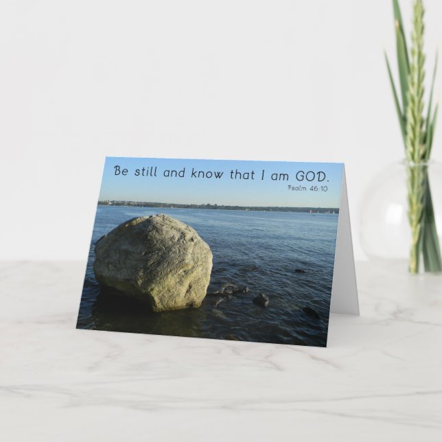 Seien Sie still und wissen - Betreuungs- und Betre Karte (Vorderseite)