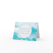 Seien Sie still und wissen, dass ich Gott Schöne P