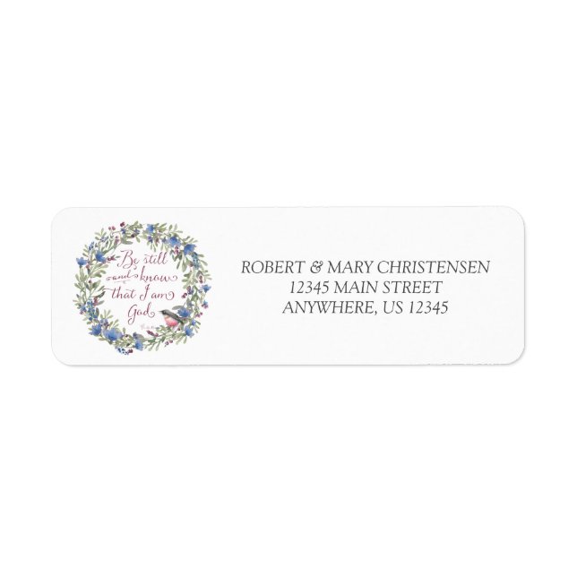 Seien Sie still und wissen - Psalm 46:10 (Vorne)