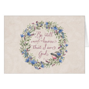 Seien Sie still und wissen - Psalm 46:10