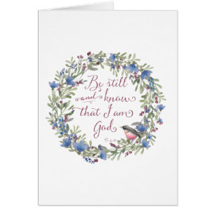 Seien Sie still und wissen - Psalm 46:10