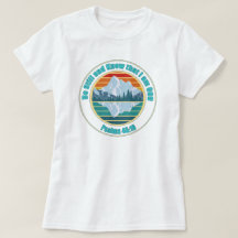 Seien Sie still und wissen Sie, dass ich Gott Bibl