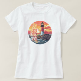 Seien Sie still und wissen Sie, dass ich Gott Bibl T-Shirt