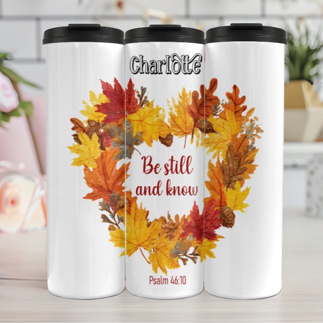 Seien Sie still und wissen Thermosbecher (Von Creator hochgeladen)