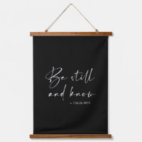 Seien Sie still und wissen