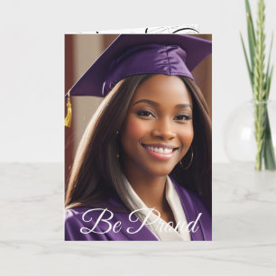 Seien Sie stolz auf die Abschluss Card (5) Feiertagskarte