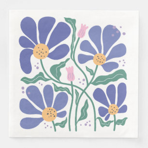 Seien Sie stolz auf Ihren Fortschritt - Boho Flora Serviette
