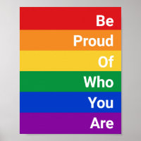 Seien Sie stolz auf Rainbow Colors LGBTQ