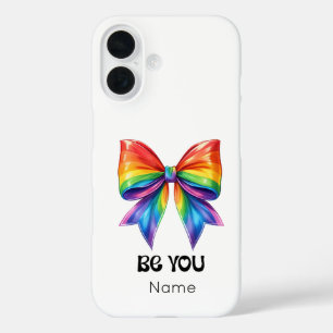 Seien Sie stolz - Individuelle Name & Coquette Rai iPhone 16 Hülle