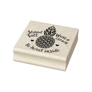 Seien Sie süße innere Ananas-Gummikunst-Briefmar Gummistempel