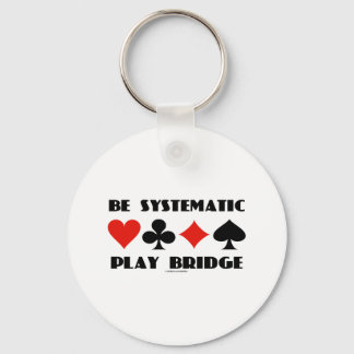 Seien Sie systematische Play Bridge (vier Card-Anz Schlüsselanhänger