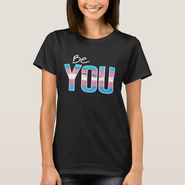 Seien Sie - Trans-weiß T-Shirt (Vorderseite)