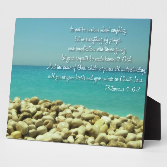 Seien Sie über nichts besorgt Fotoplatte (Seite)