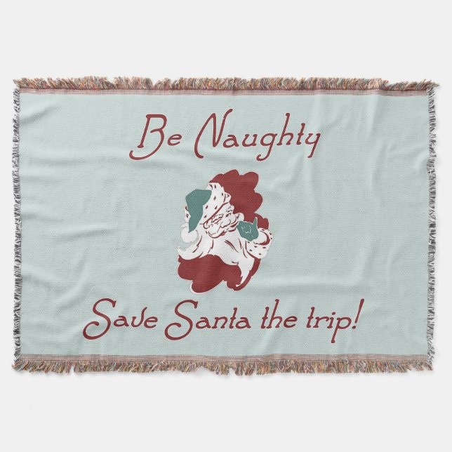 Seien Sie unheimlich Santa Decke (Vorderseite)